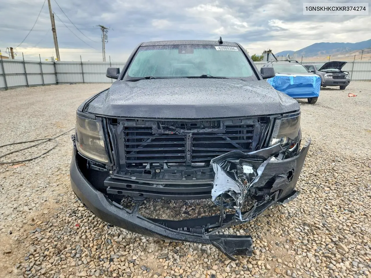 2019 Chevrolet Suburban K1500 Lt VIN: 1GNSKHKCXKR374274 Lot: 62009396