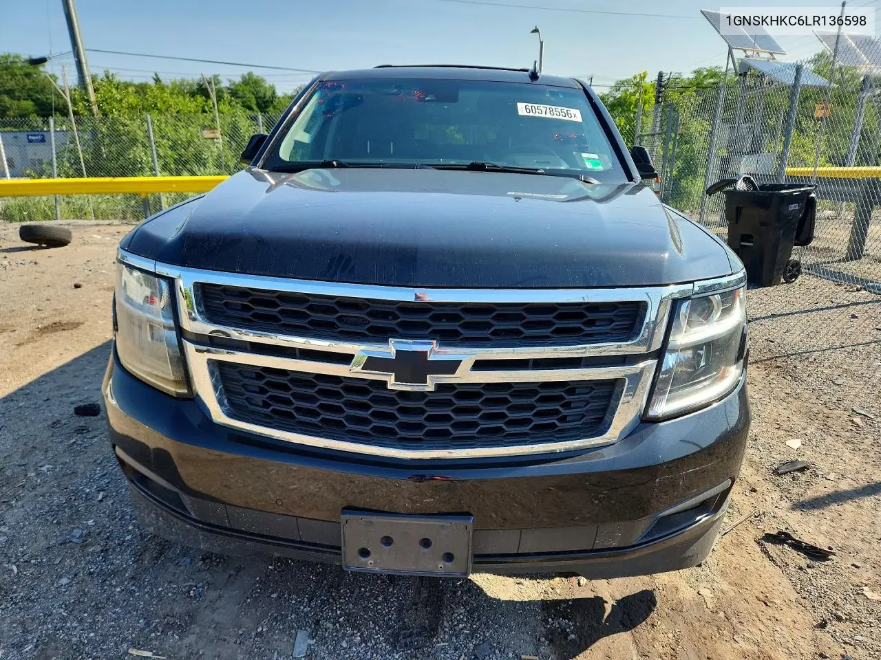 2020 Chevrolet Suburban K1500 Lt VIN: 1GNSKHKC6LR136598 Lot: 60578556