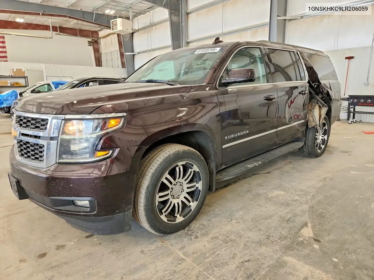 2020 Chevrolet Suburban K1500 Lt VIN: 1GNSKHKC9LR206059 Lot: 61030206