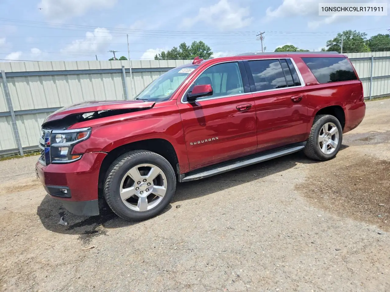 2020 Chevrolet Suburban C1500 Lt VIN: 1GNSCHKC9LR171911 Lot: 61331356