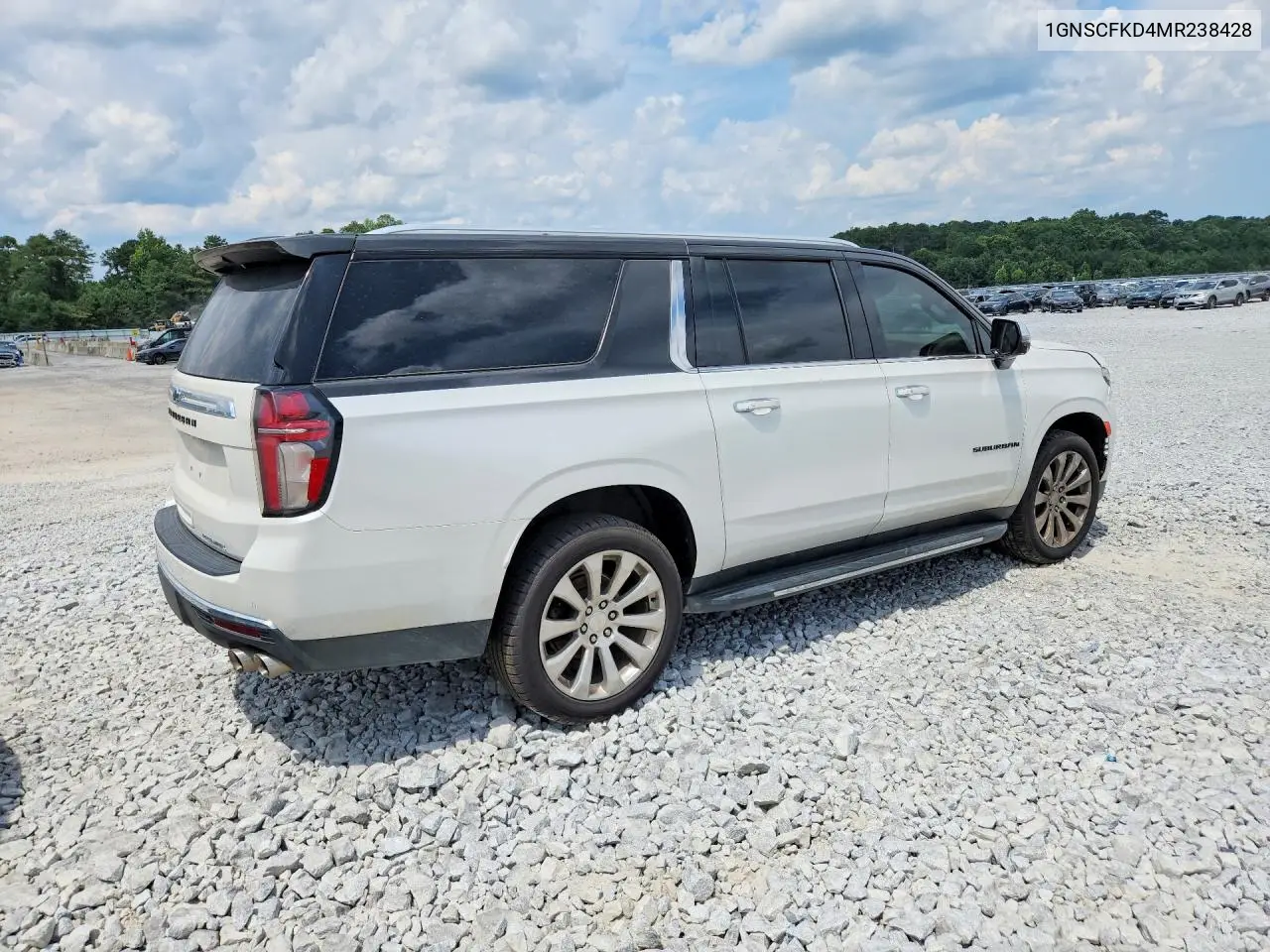 2021 Chevrolet Suburban C1500 Premier VIN: 1GNSCFKD4MR238428 Lot: 60071426