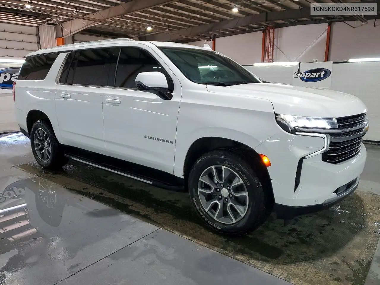 2022 Chevrolet Suburban K1500 Lt VIN: 1GNSKCKD4NR317598 Lot: 60144906