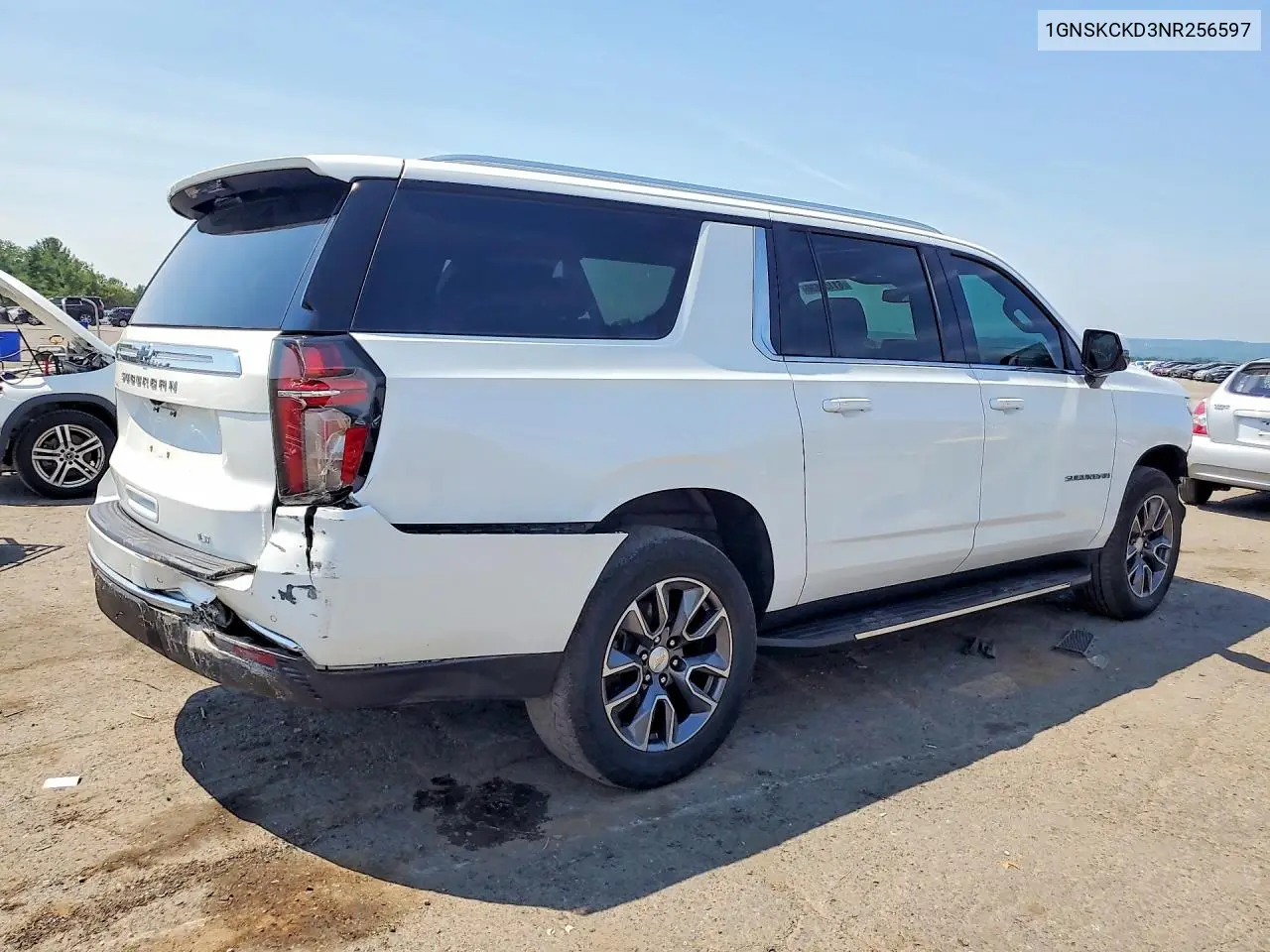 2022 Chevrolet Suburban K1500 Lt VIN: 1GNSKCKD3NR256597 Lot: 61150836