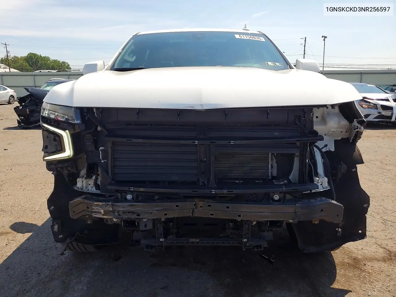 2022 Chevrolet Suburban K1500 Lt VIN: 1GNSKCKD3NR256597 Lot: 61150836