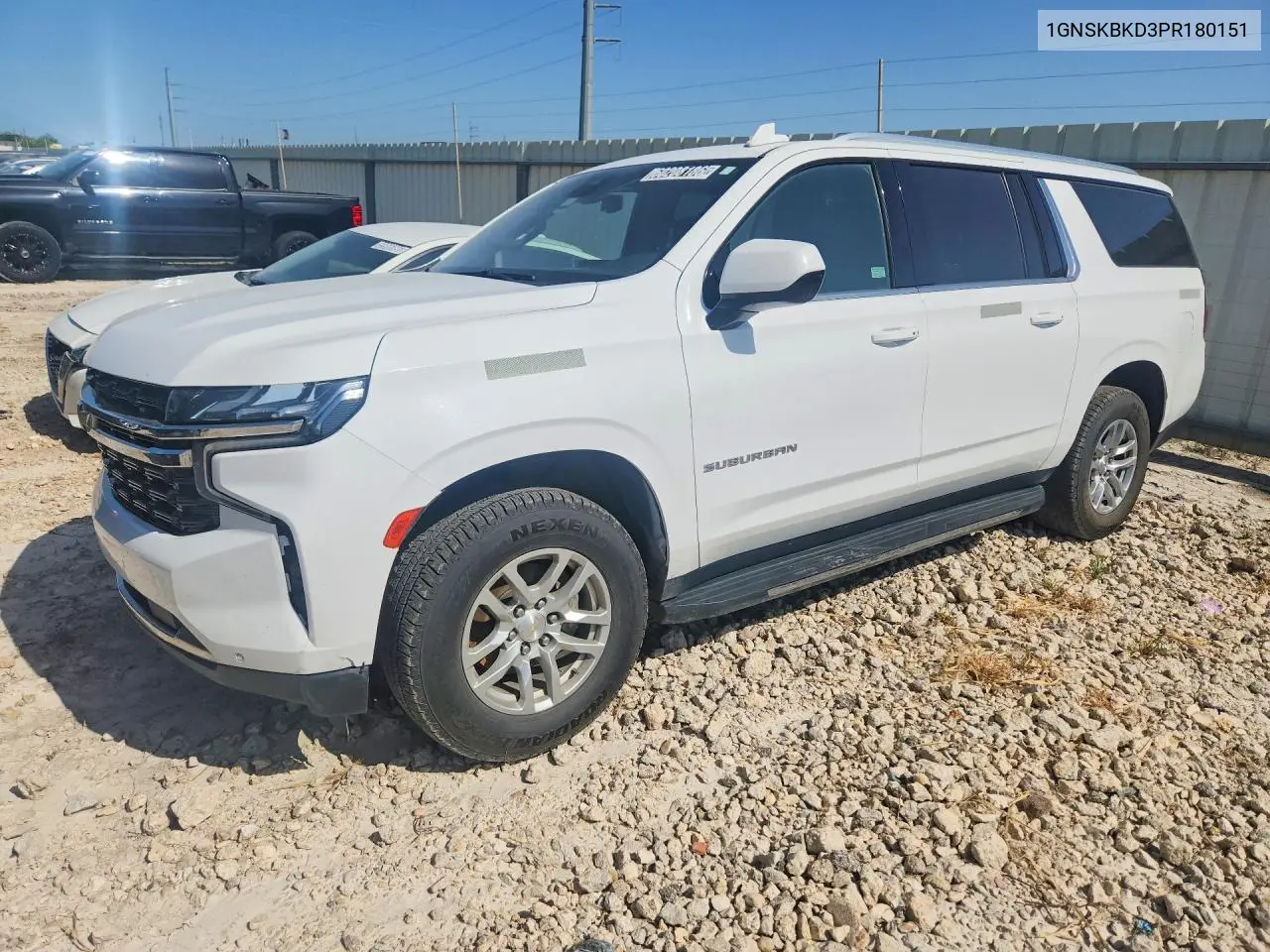 2023 Chevrolet Suburban K1500 Ls VIN: 1GNSKBKD3PR180151 Lot: 60208186