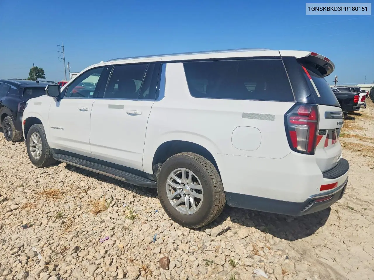 2023 Chevrolet Suburban K1500 Ls VIN: 1GNSKBKD3PR180151 Lot: 60208186