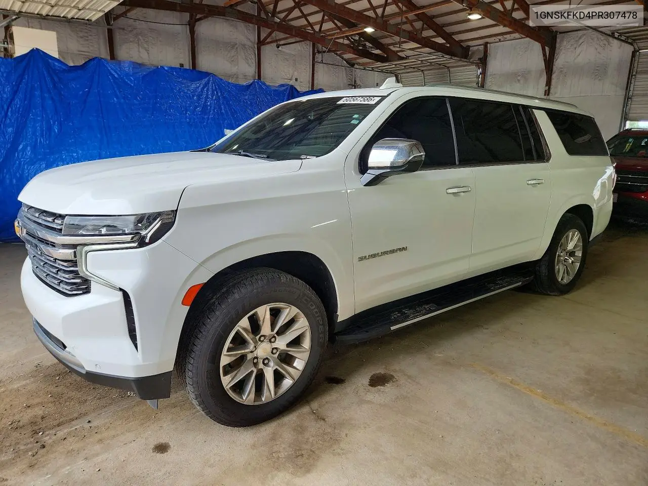 2023 Chevrolet Suburban VIN: 1GNSKFKD4PR307478 Lot: 60567586