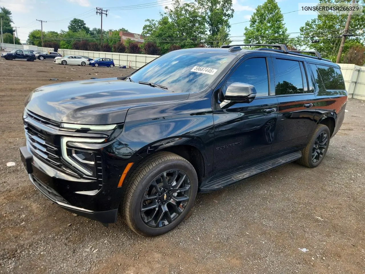 2025 Chevrolet Suburban K1500 Rst VIN: 1GNS6ERD4SR266329 Lot: 59687446