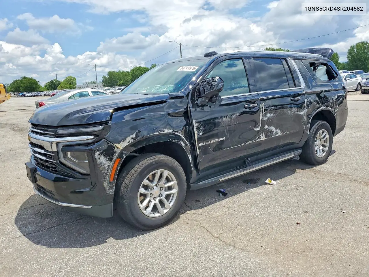 2025 Chevrolet Suburban C1500 Lt VIN: 1GNS5CRD4SR204582 Lot: 60747976