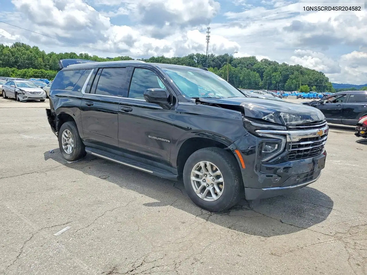 2025 Chevrolet Suburban C1500 Lt VIN: 1GNS5CRD4SR204582 Lot: 60747976