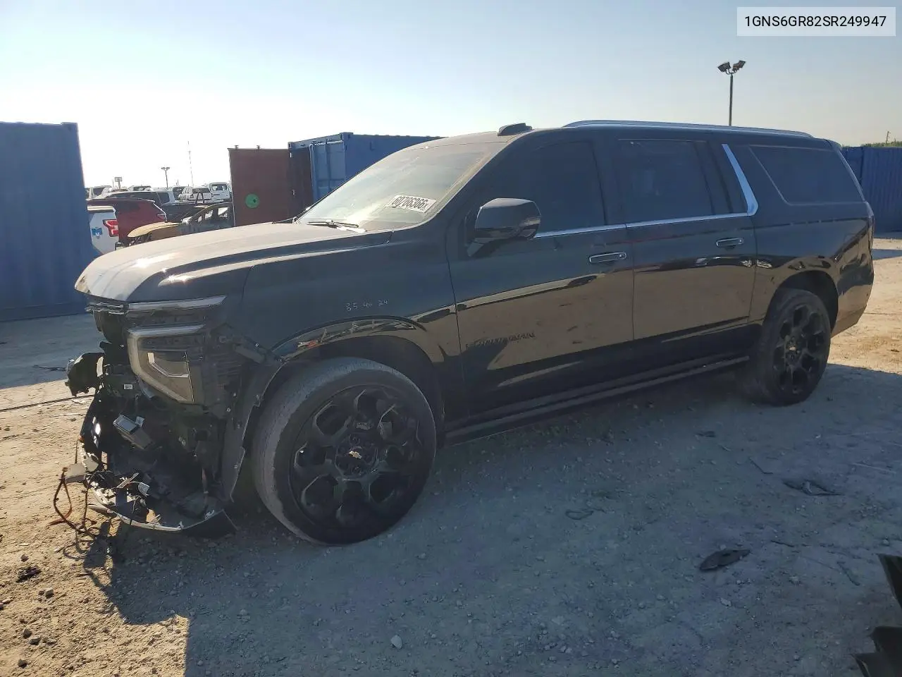 2025 Chevrolet Suburban K1500 High Country VIN: 1GNS6GR82SR249947 Lot: 60766366