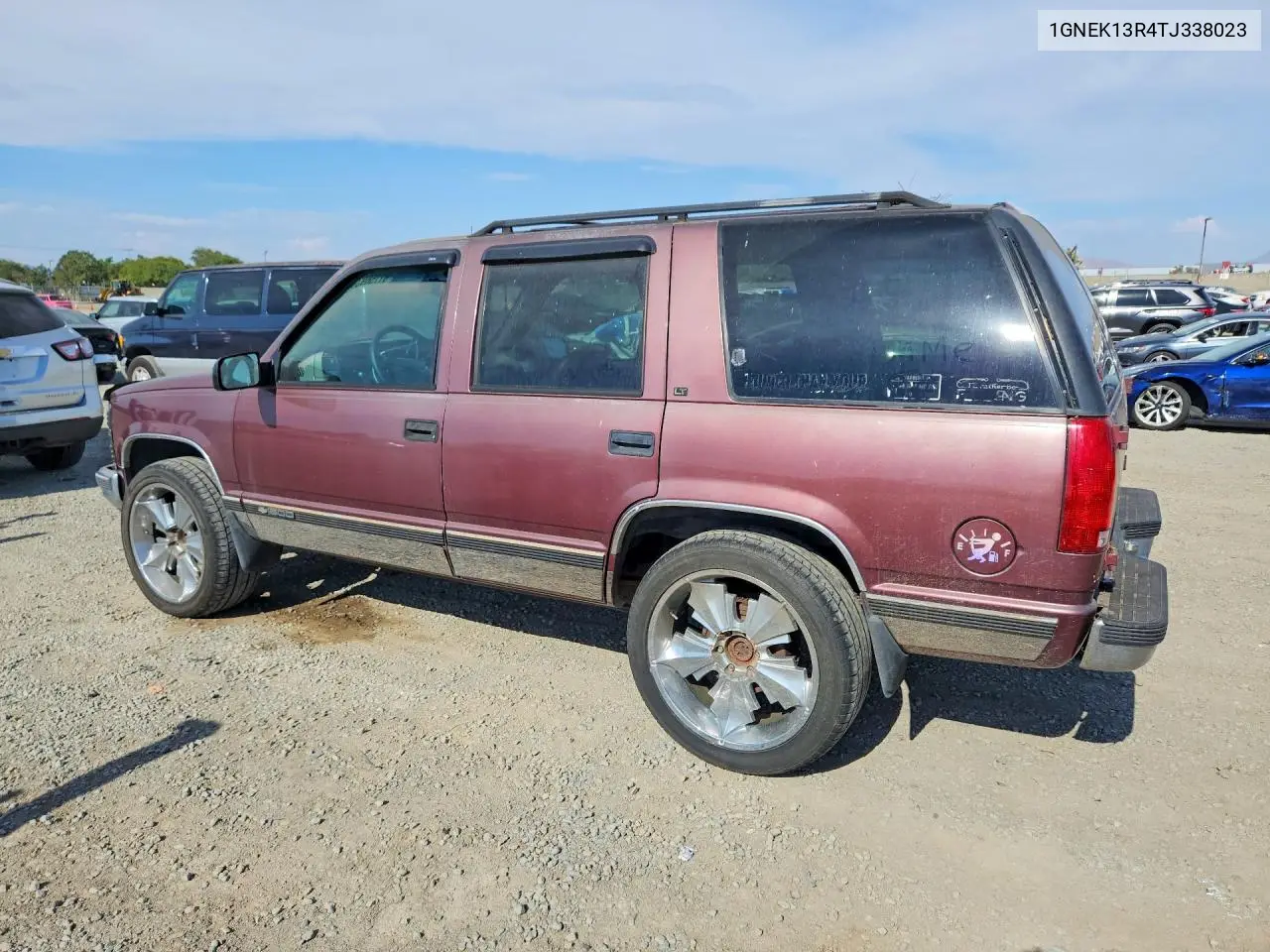 1996 Chevrolet Tahoe K1500 VIN: 1GNEK13R4TJ338023 Lot: 61156936