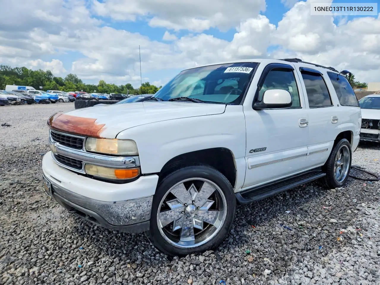 2001 Chevrolet Tahoe C1500 VIN: 1GNEC13T11R130222 Lot: 61157536