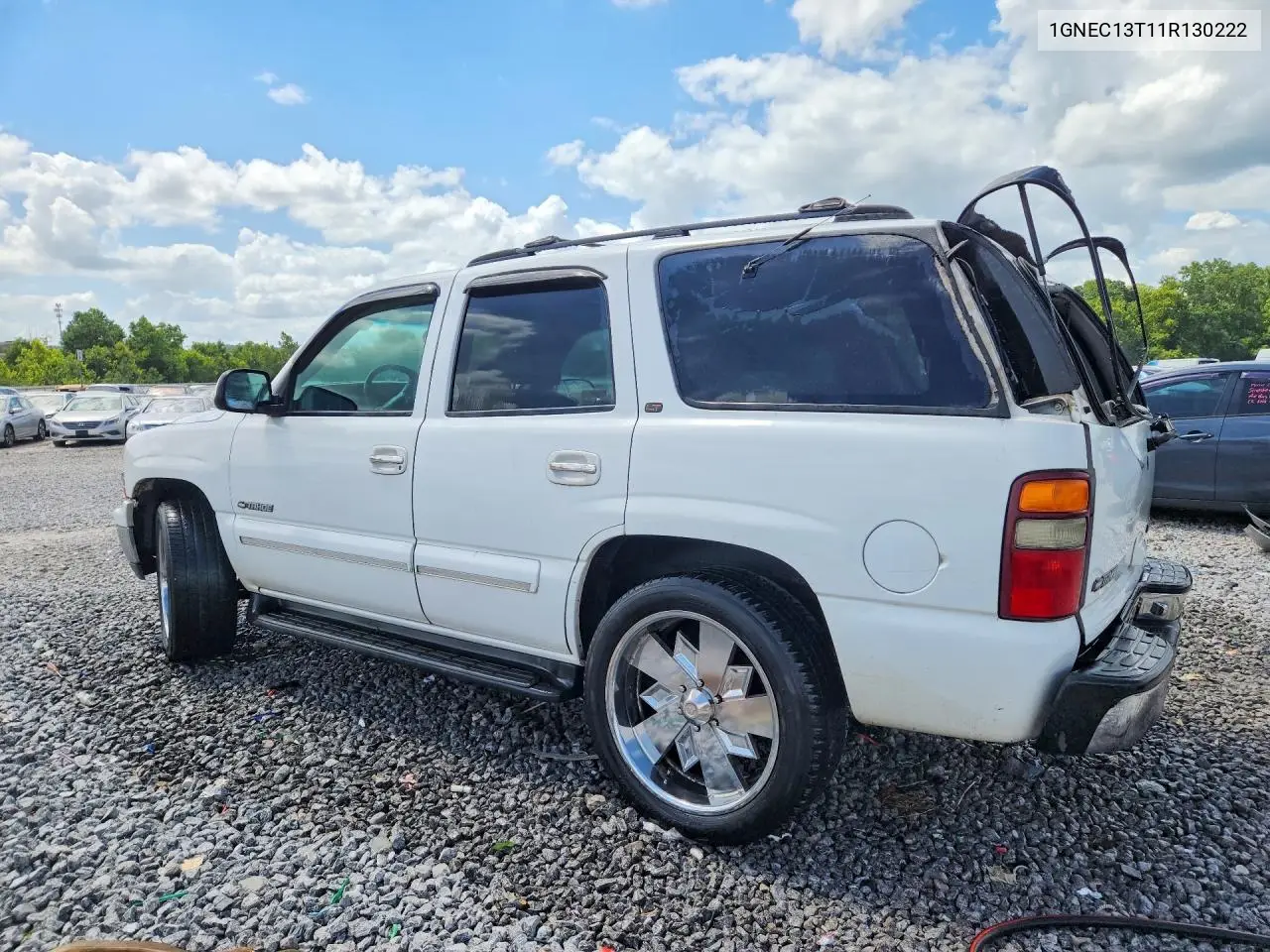 2001 Chevrolet Tahoe C1500 VIN: 1GNEC13T11R130222 Lot: 61157536