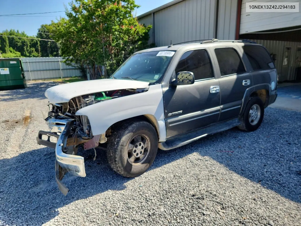 2002 Chevrolet Tahoe K1500 VIN: 1GNEK13Z42J294183 Lot: 58718986
