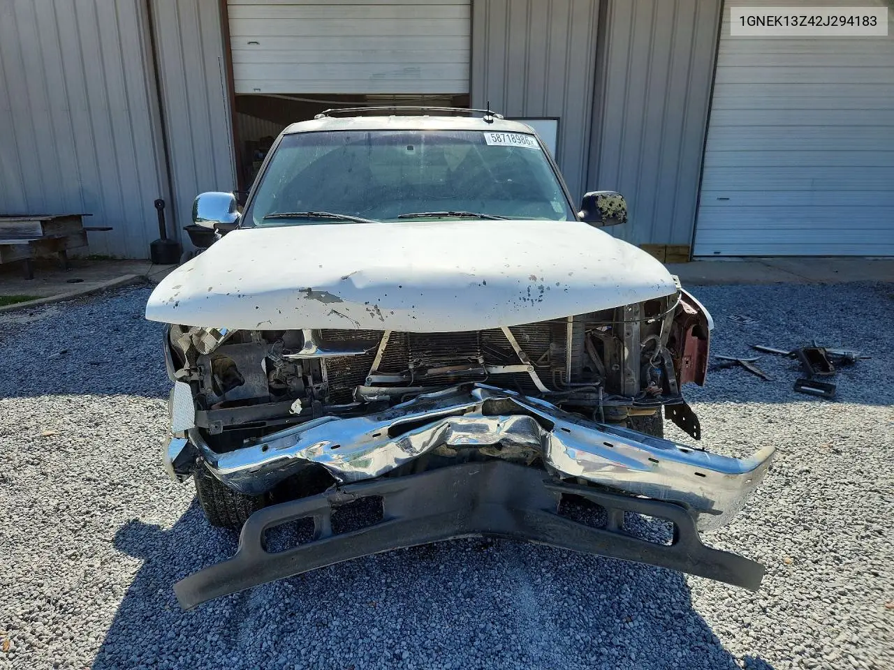 2002 Chevrolet Tahoe K1500 VIN: 1GNEK13Z42J294183 Lot: 58718986