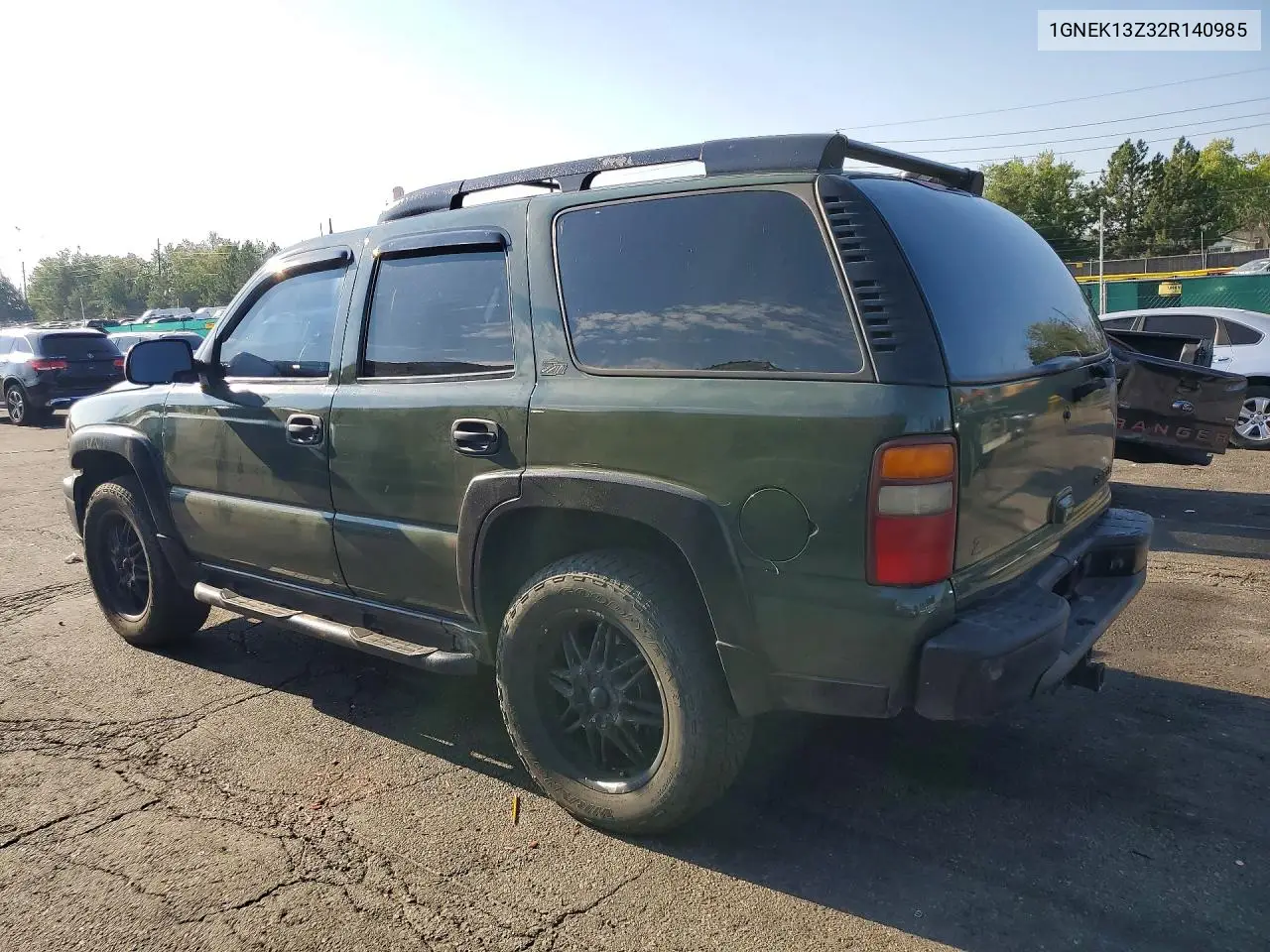 2002 Chevrolet Tahoe K1500 VIN: 1GNEK13Z32R140985 Lot: 61880266
