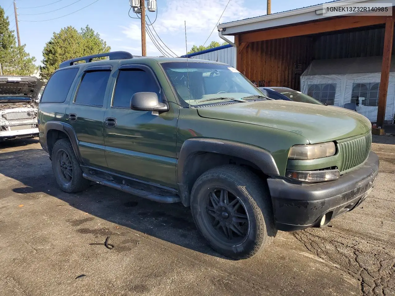 2002 Chevrolet Tahoe K1500 VIN: 1GNEK13Z32R140985 Lot: 61880266