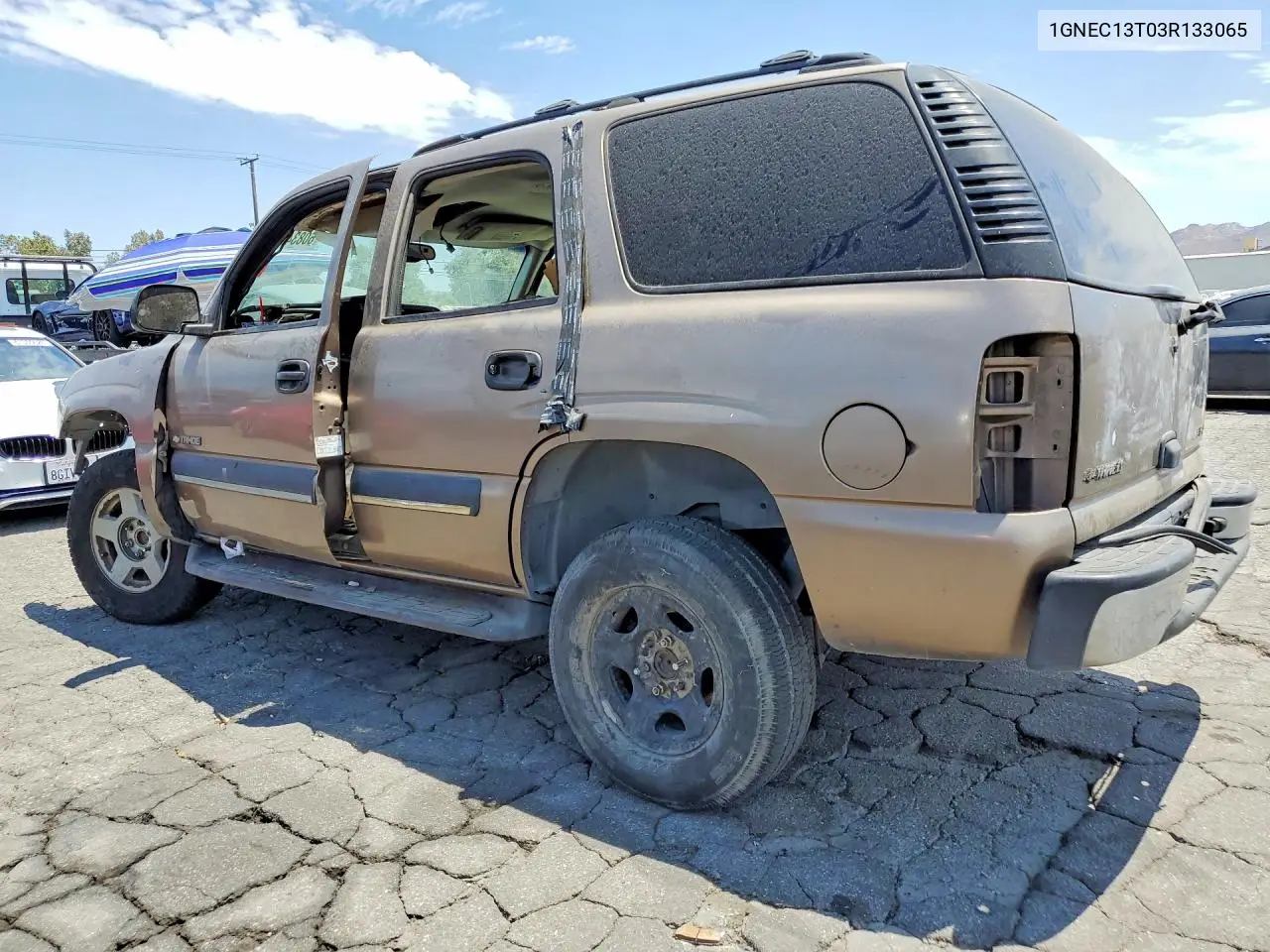 2003 Chevrolet Tahoe C1500 VIN: 1GNEC13T03R133065 Lot: 60834876