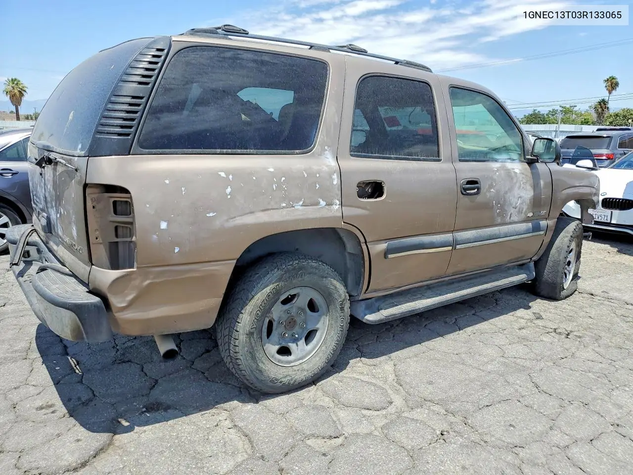 2003 Chevrolet Tahoe C1500 VIN: 1GNEC13T03R133065 Lot: 60834876