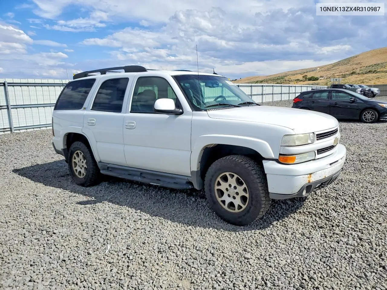 2004 Chevrolet Tahoe K1500 VIN: 1GNEK13ZX4R310987 Lot: 61437596