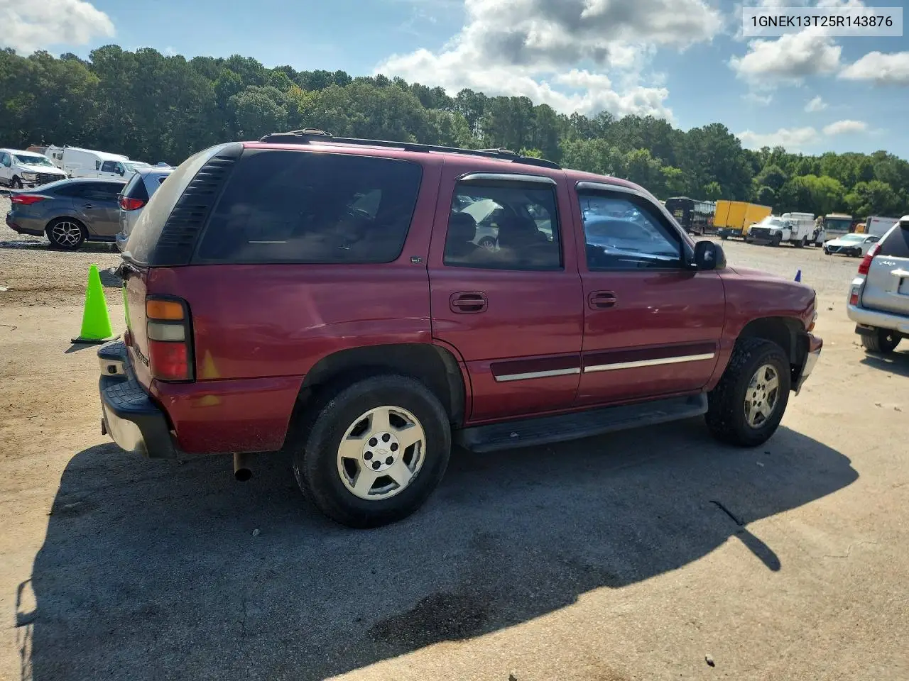 2005 Chevrolet Tahoe K1500 VIN: 1GNEK13T25R143876 Lot: 60237646