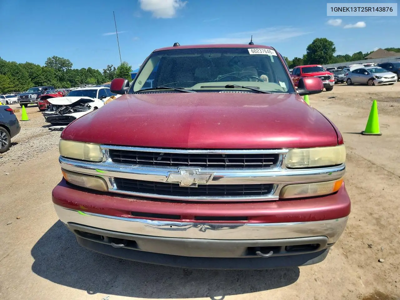 2005 Chevrolet Tahoe K1500 VIN: 1GNEK13T25R143876 Lot: 60237646
