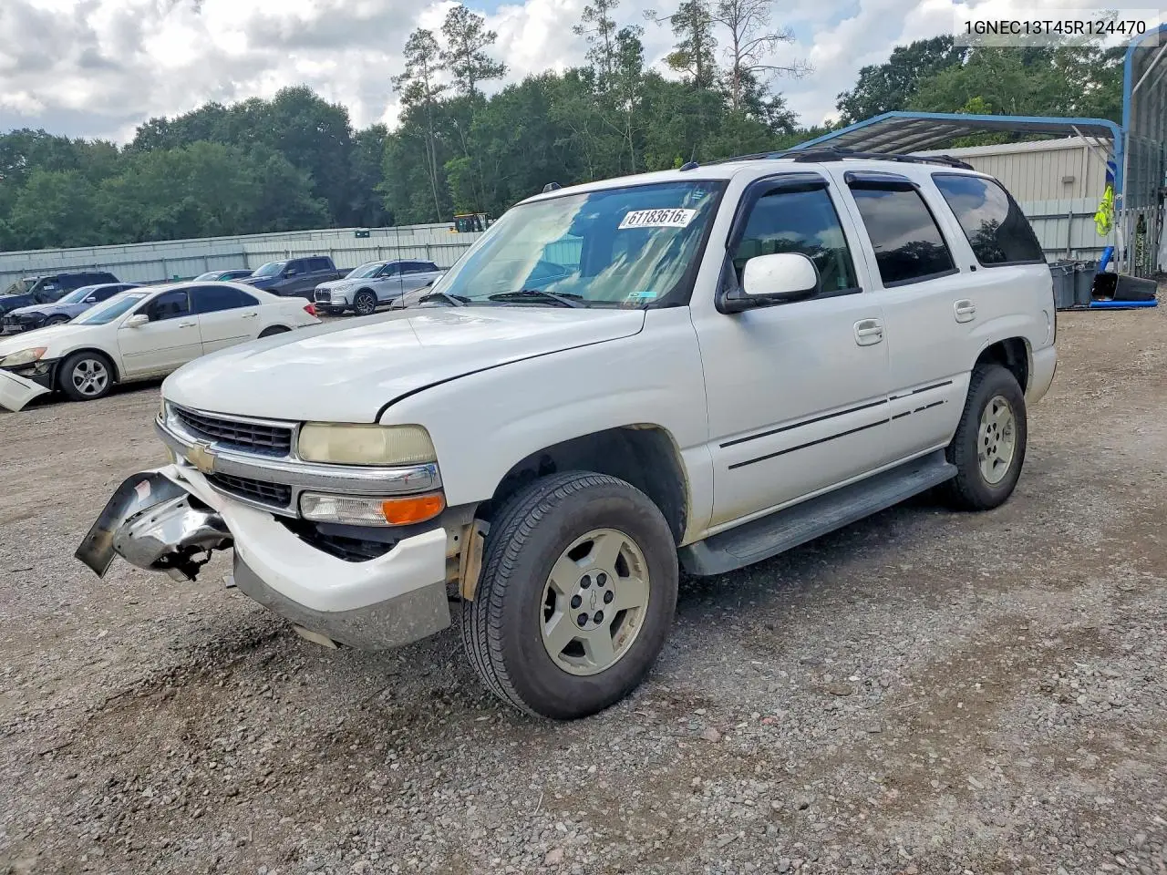 2005 Chevrolet Tahoe C1500 VIN: 1GNEC13T45R124470 Lot: 61183616