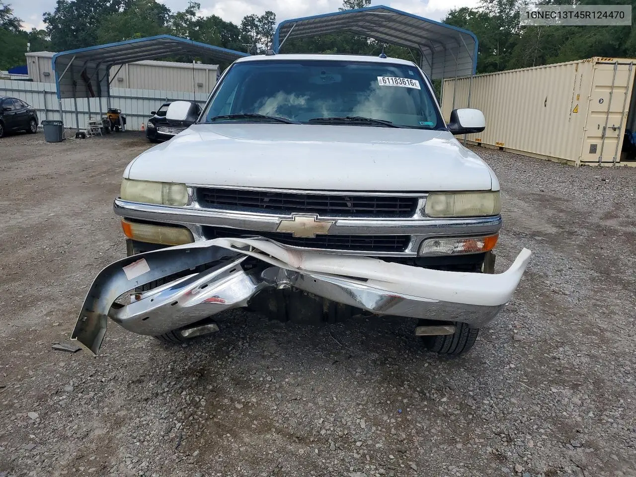 2005 Chevrolet Tahoe C1500 VIN: 1GNEC13T45R124470 Lot: 61183616