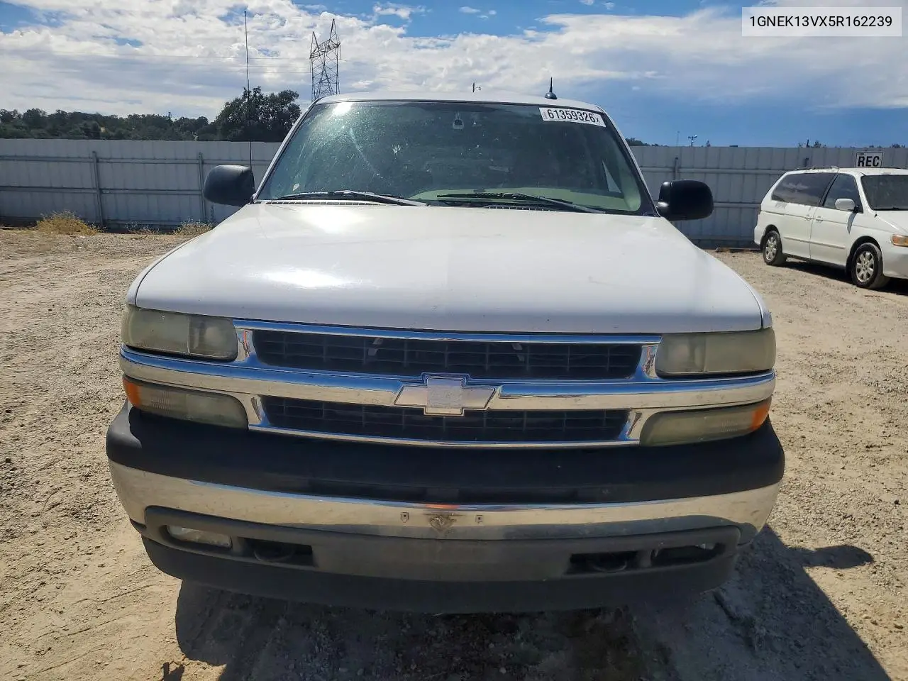 2005 Chevrolet Tahoe K1500 VIN: 1GNEK13VX5R162239 Lot: 61359326