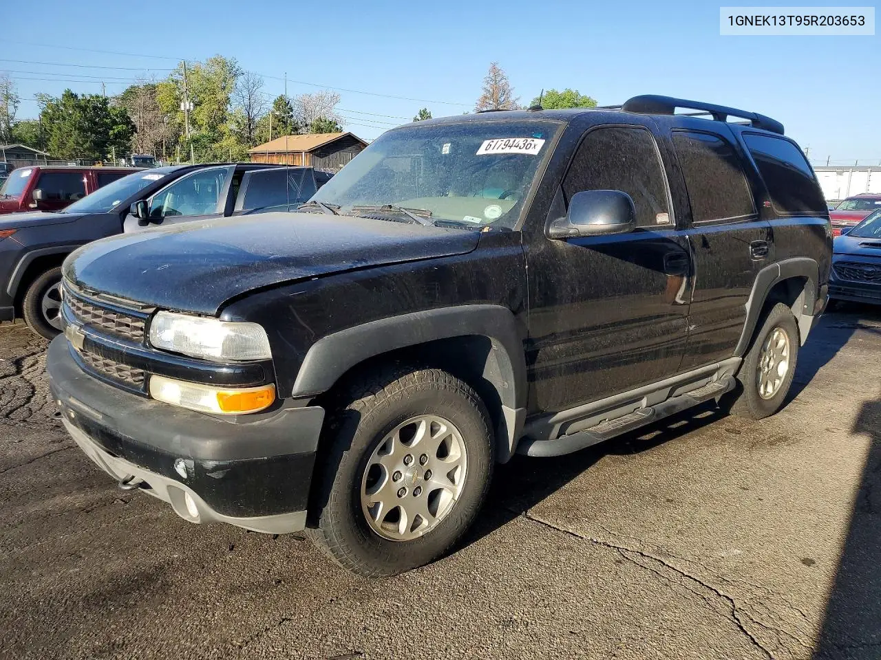 2005 Chevrolet Tahoe K1500 VIN: 1GNEK13T95R203653 Lot: 61794436