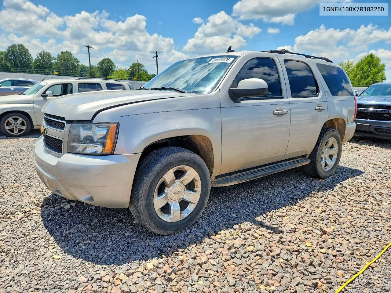 2007 Chevrolet Tahoe K1500 VIN: 1GNFK130X7R183250 Lot: 60805076