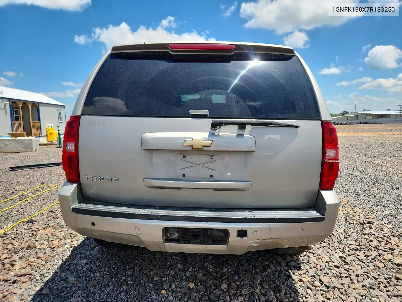 2007 Chevrolet Tahoe K1500 VIN: 1GNFK130X7R183250 Lot: 60805076