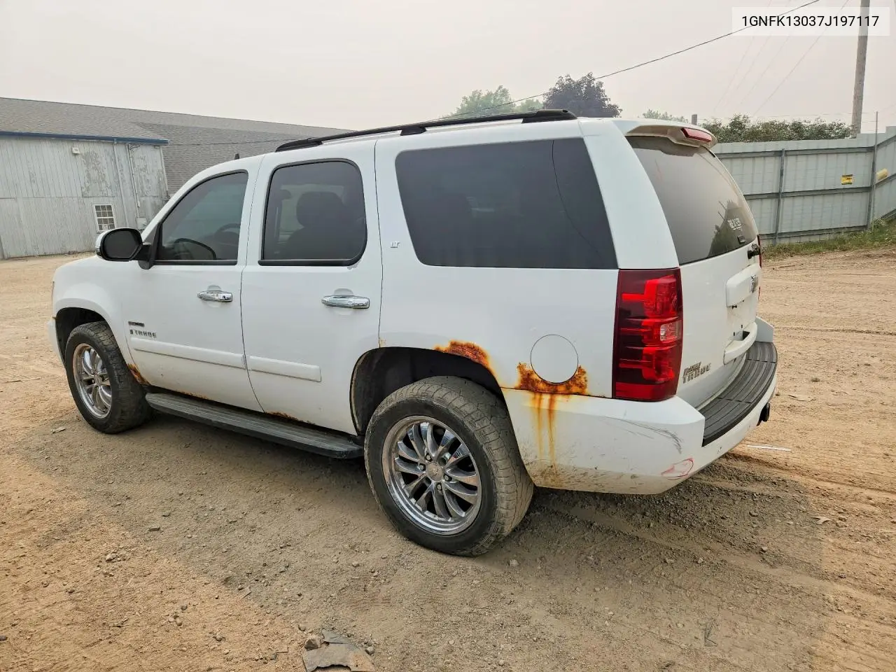 2007 Chevrolet Tahoe K1500 VIN: 1GNFK13037J197117 Lot: 61017076