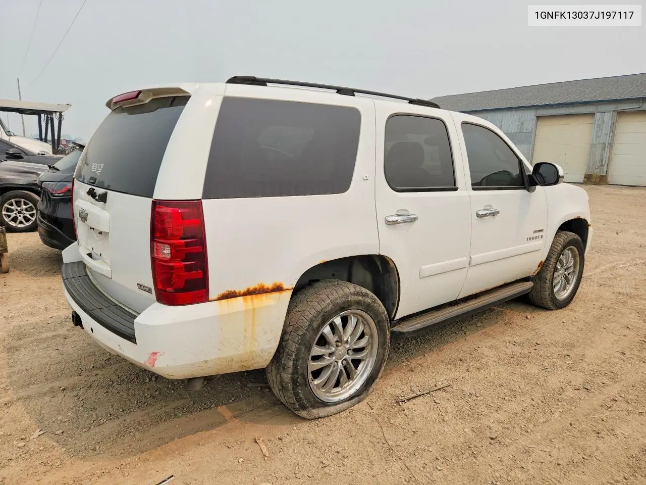 2007 Chevrolet Tahoe K1500 VIN: 1GNFK13037J197117 Lot: 61017076