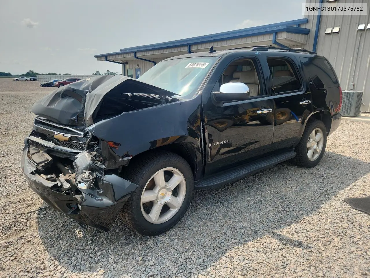 2007 Chevrolet Tahoe C1500 VIN: 1GNFC13017J375782 Lot: 61076996