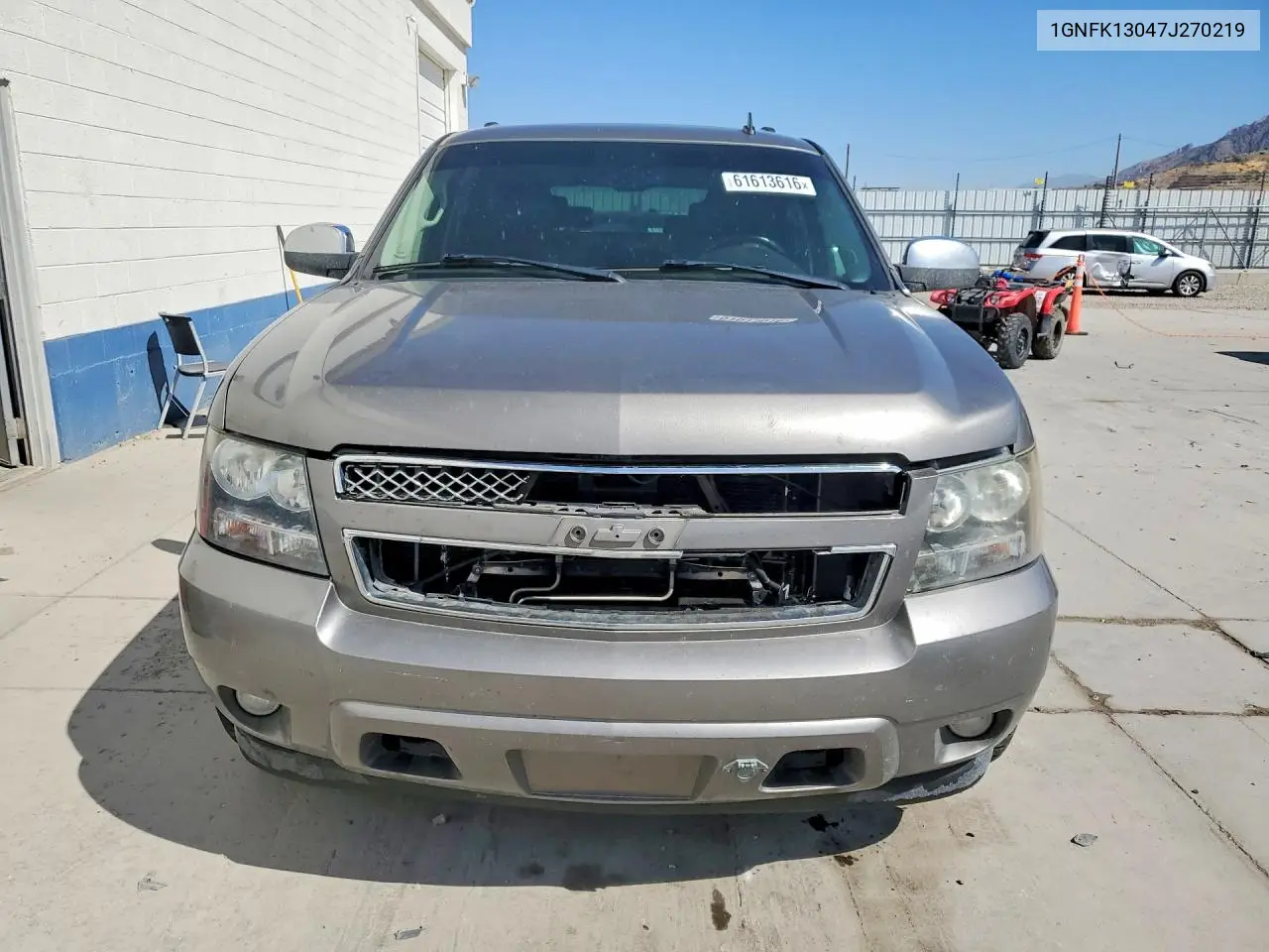 2007 Chevrolet Tahoe K1500 VIN: 1GNFK13047J270219 Lot: 61613616