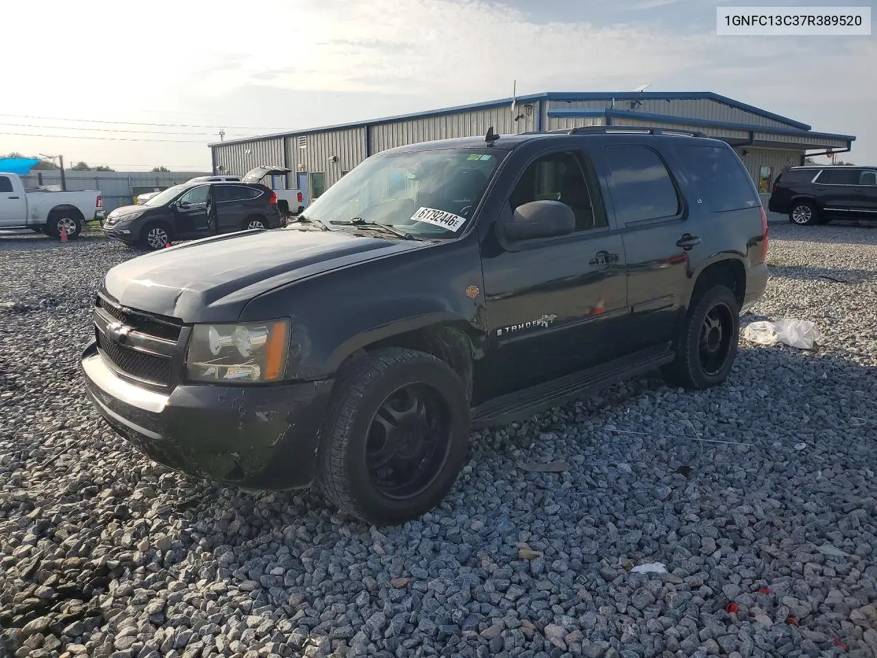 2007 Chevrolet Tahoe C1500 VIN: 1GNFC13C37R389520 Lot: 61792446