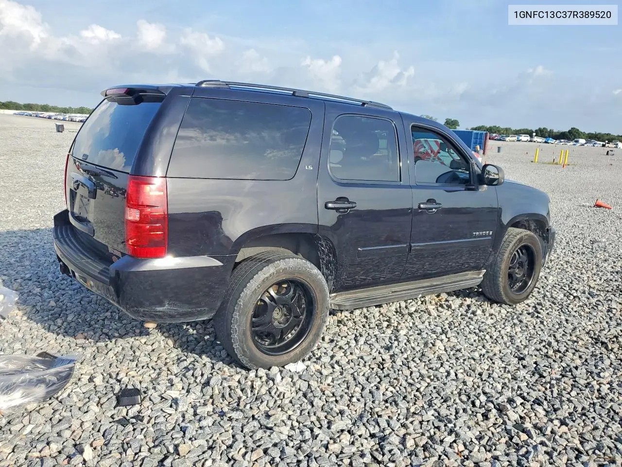 2007 Chevrolet Tahoe C1500 VIN: 1GNFC13C37R389520 Lot: 61792446