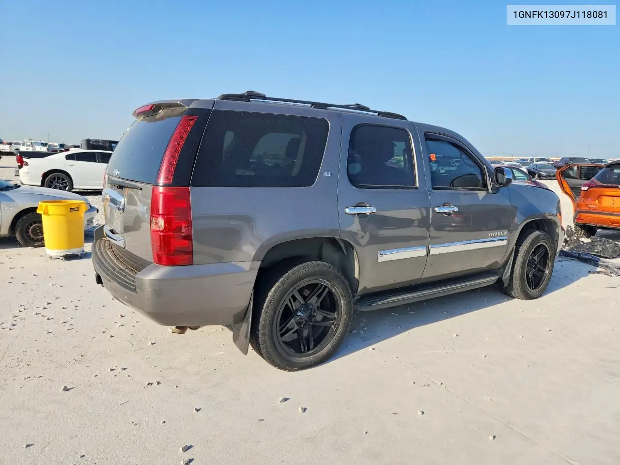 2007 Chevrolet Tahoe K1500 VIN: 1GNFK13097J118081 Lot: 61862866
