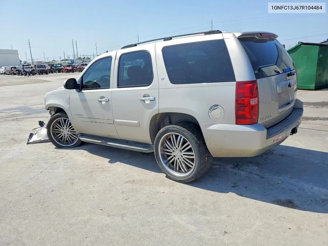 2007 Chevrolet Tahoe C1500 VIN: 1GNFC13J67R104484 Lot: 62071106