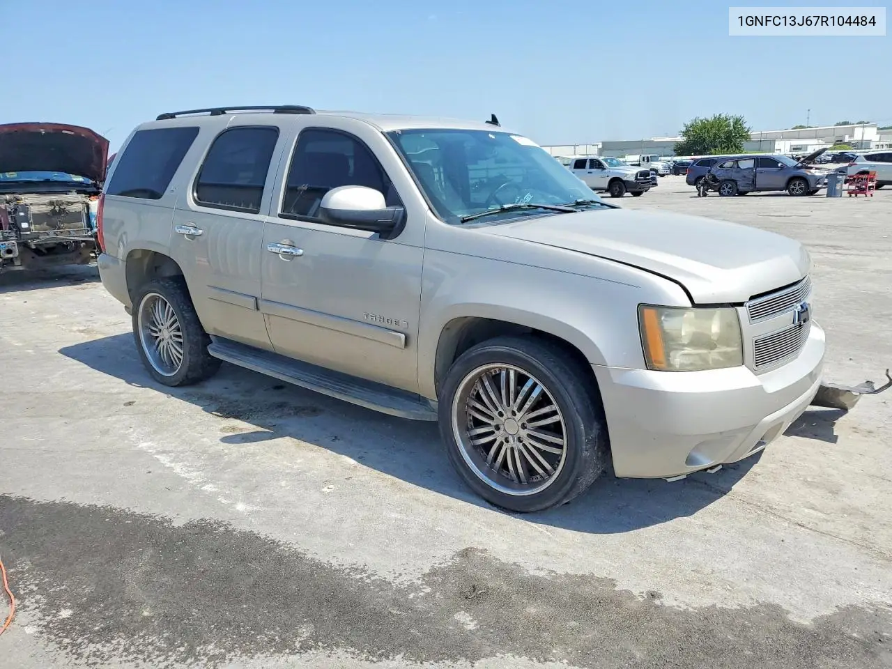 2007 Chevrolet Tahoe C1500 VIN: 1GNFC13J67R104484 Lot: 62071106