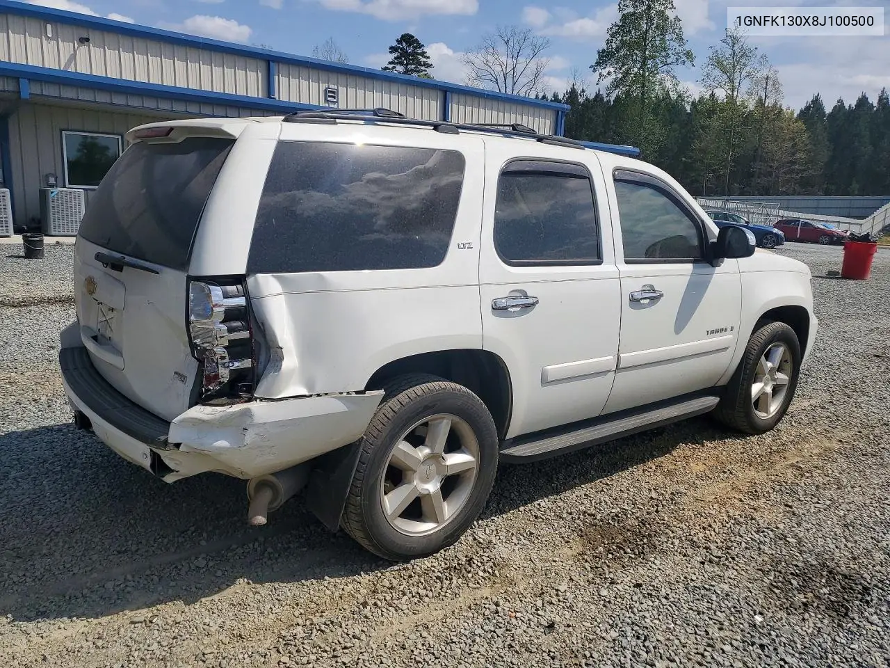 2008 Chevrolet Tahoe K1500 VIN: 1GNFK130X8J100500 Lot: 48190566