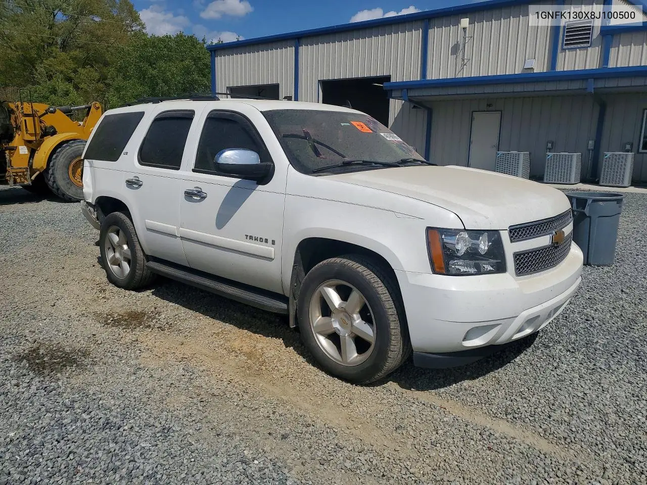 2008 Chevrolet Tahoe K1500 VIN: 1GNFK130X8J100500 Lot: 48190566