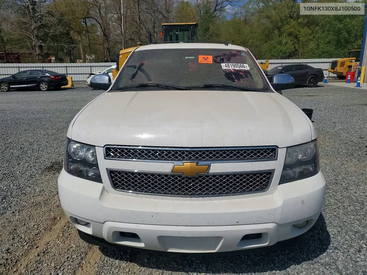 2008 Chevrolet Tahoe K1500 VIN: 1GNFK130X8J100500 Lot: 48190566