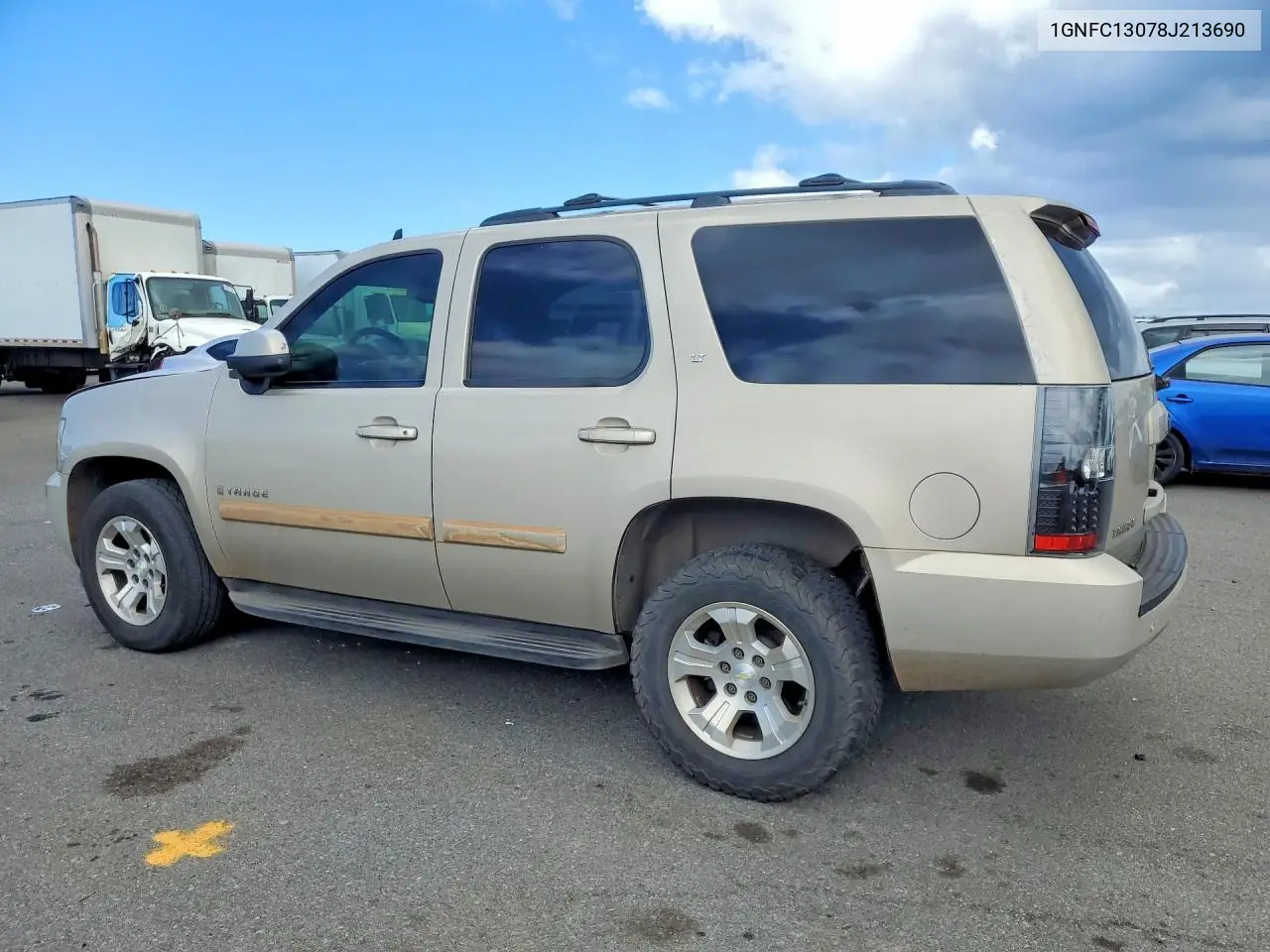 2008 Chevrolet Tahoe C1500 VIN: 1GNFC13078J213690 Lot: 57175246