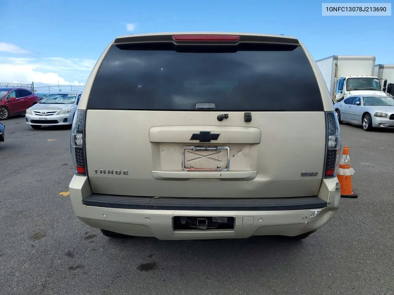 2008 Chevrolet Tahoe C1500 VIN: 1GNFC13078J213690 Lot: 57175246