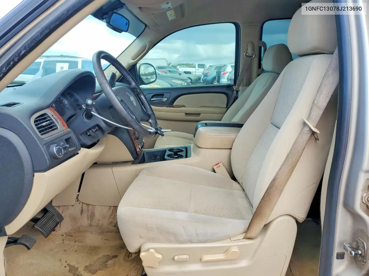 2008 Chevrolet Tahoe C1500 VIN: 1GNFC13078J213690 Lot: 57175246