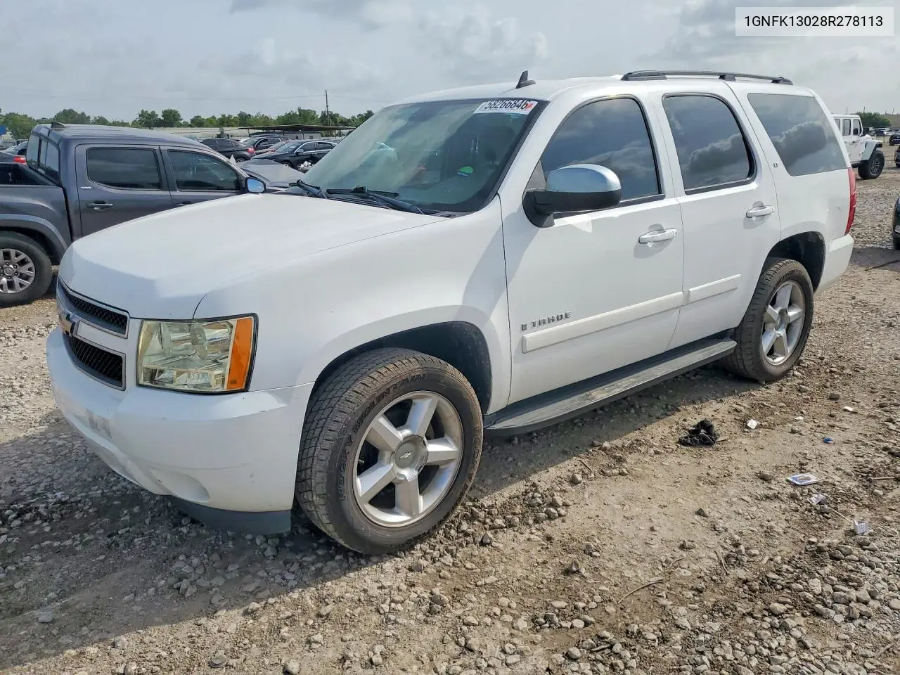 2008 Chevrolet Tahoe K1500 VIN: 1GNFK13028R278113 Lot: 58266846