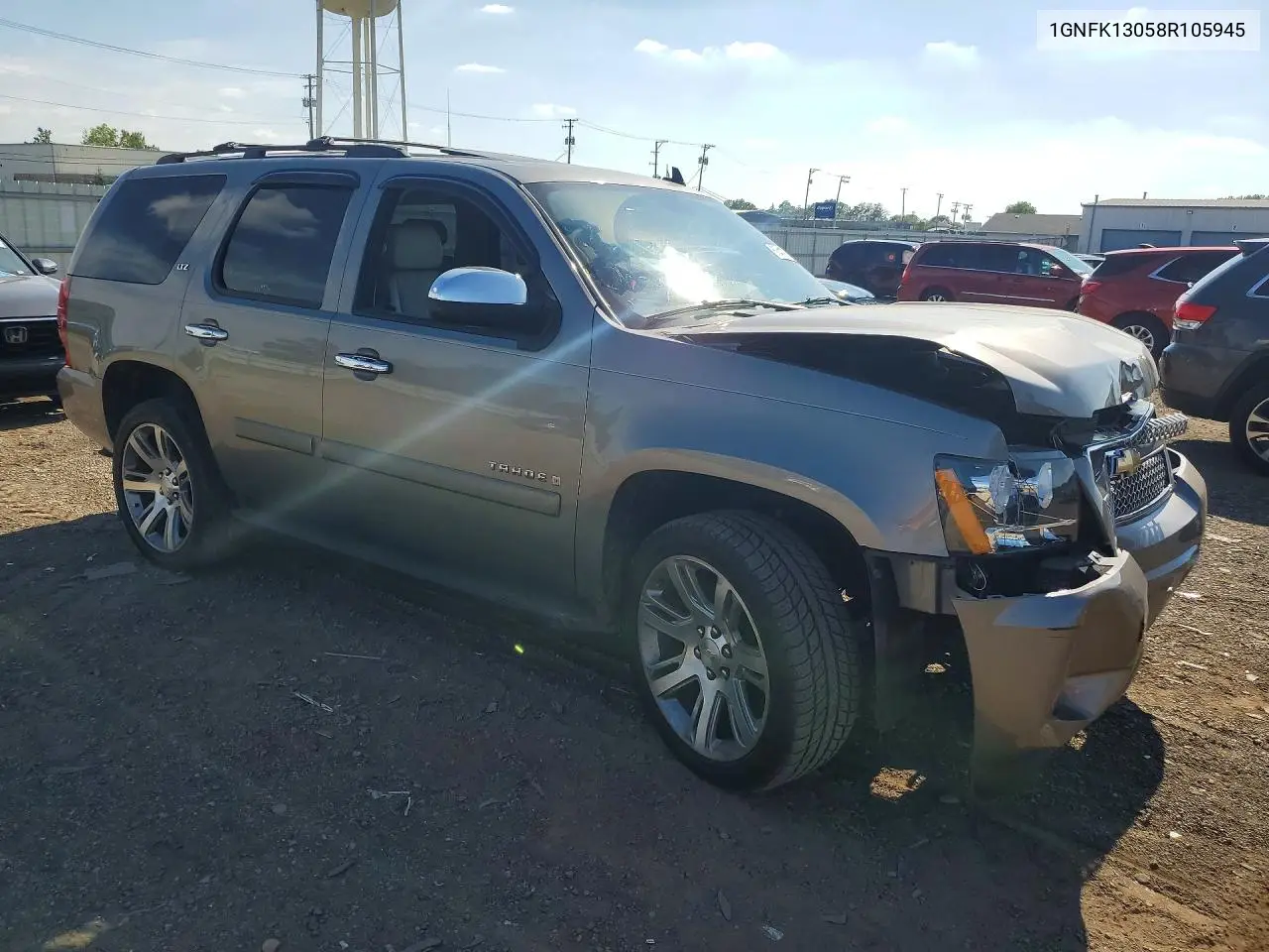 2008 Chevrolet Tahoe K1500 VIN: 1GNFK13058R105945 Lot: 60419776